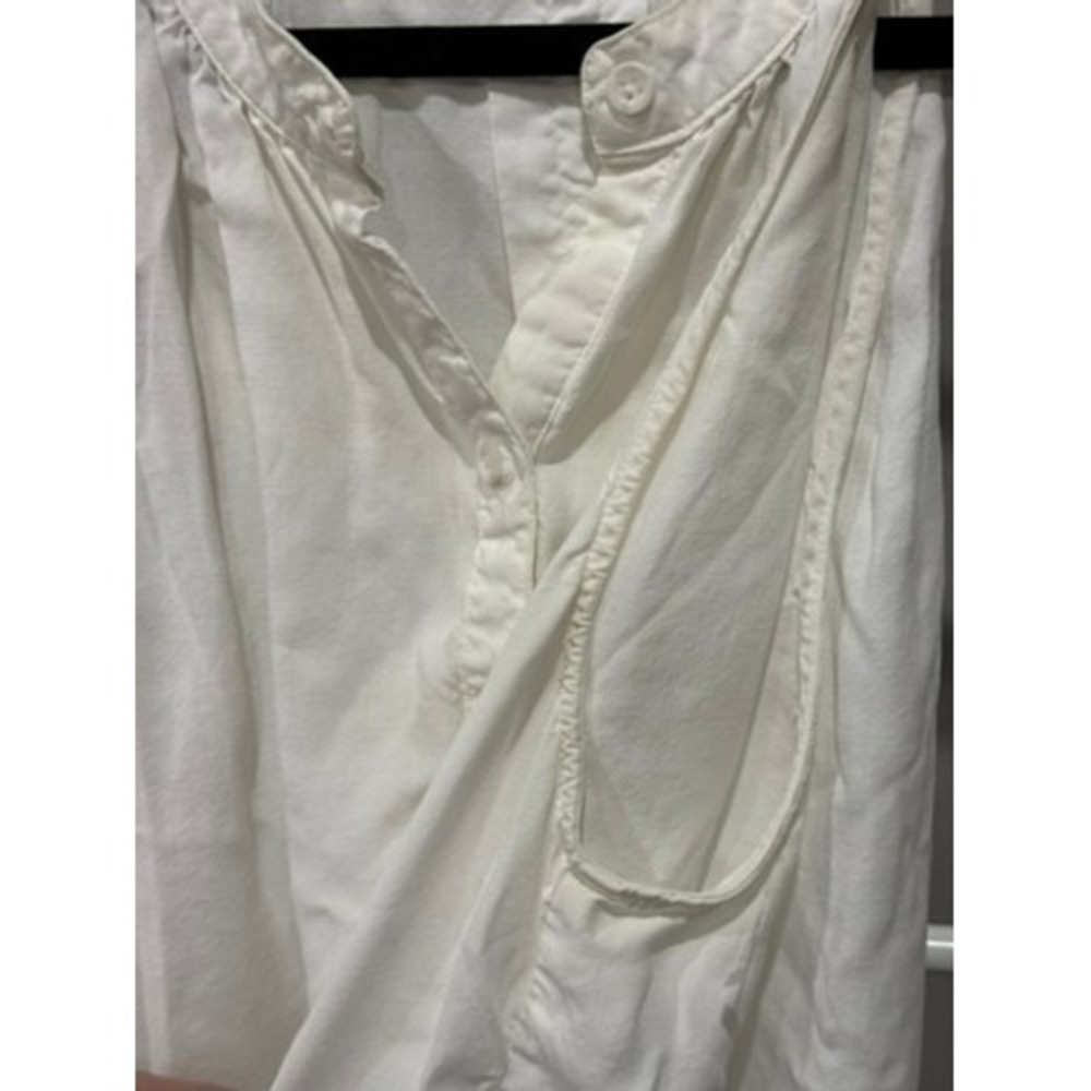 cloth & stone White Sleeveless Henley Tank Top - Picture 5 of 9